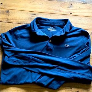 Vineyard Vines boys polo l/s blue xl extra large